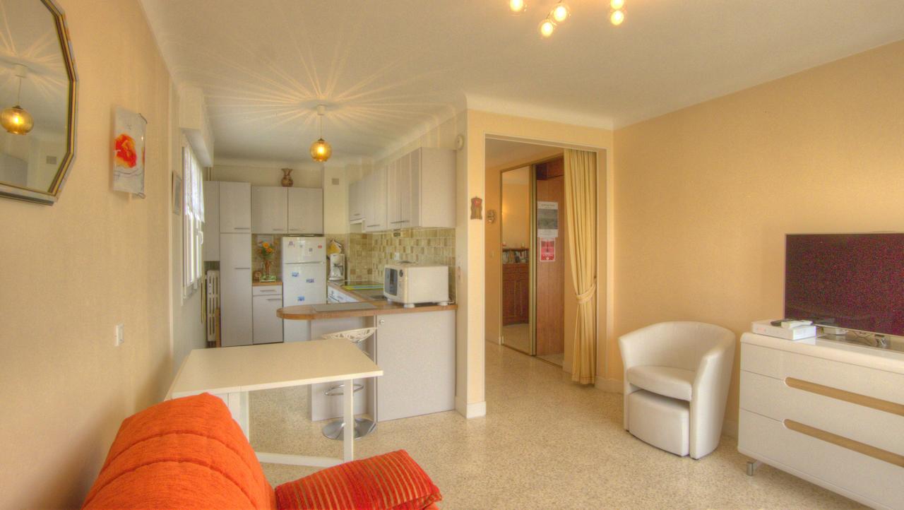 Studio 3 étoiles Vue mer 150m Plages Parking Clim WIFI Cannes Extérieur photo